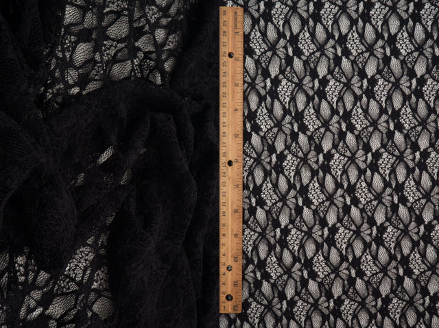 Bubble Ditsy Flower Lace Fabric