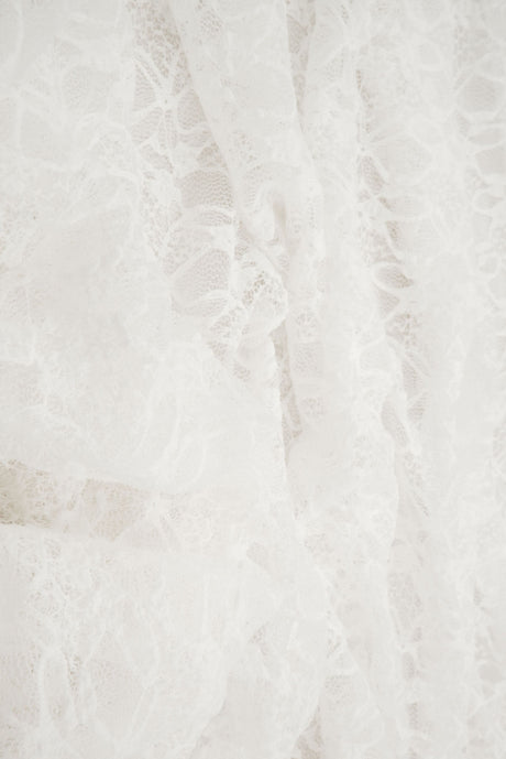 Bubble Ditsy Flower Lace Fabric