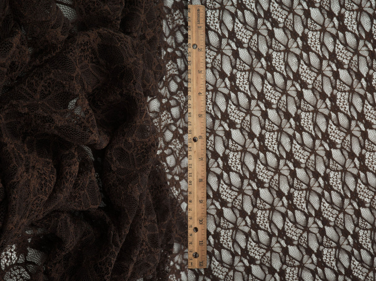 Bubble Ditsy Flower Lace Fabric