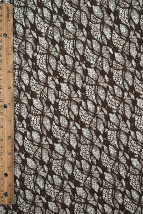 Bubble Ditsy Flower Lace Fabric