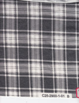 Plaid Print Knit Fabric