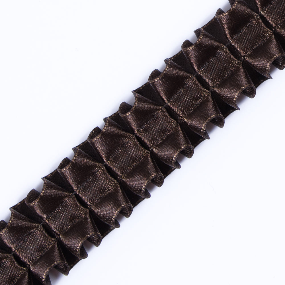 Italian Espresso Box Pleated Trimming - 1"