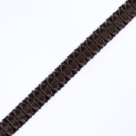 Italian Espresso Box Pleated Trimming - 1"