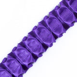 Italian Purple Box Pleated Trimming - 1"