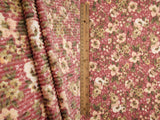 Floral Double Knit Jacquard Fabric