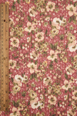 Floral Double Knit Jacquard Fabric
