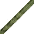 Italian Green Deep Knife Pleated Trimming - 1"