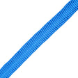 Italian Electric Blue Deep Knife Pleated Trimming - 1"