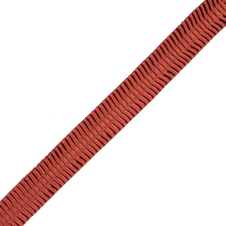 Italian Copper Deep Knife Pleated Trimming - 1"