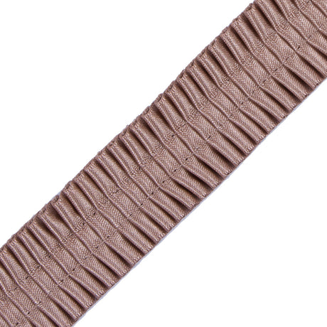 Italian Champagne Deep Knife Pleated Trimming - 1"