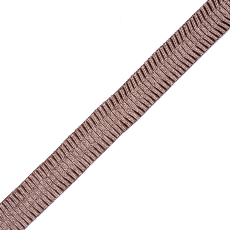 Italian Champagne Deep Knife Pleated Trimming - 1"