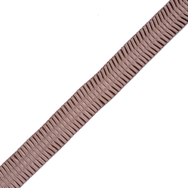 Italian Champagne Deep Knife Pleated Trimming - 1"