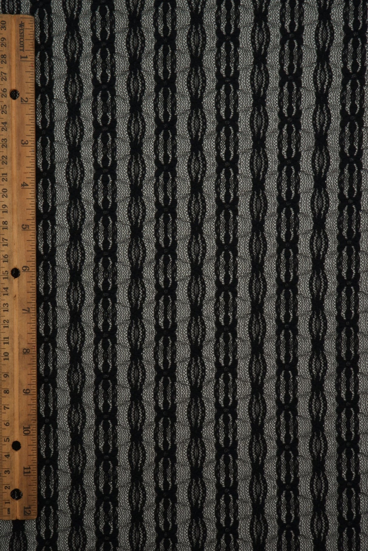 Ditsy Flower Stripe Nylon Spandex Lace
