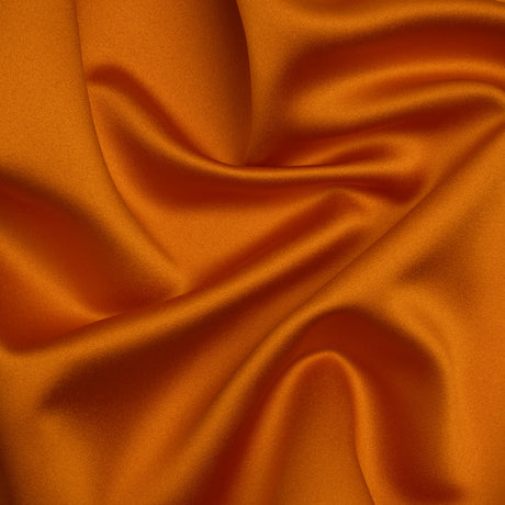 Polyester Satin - Ultra Pumpkin - Reverie Collection