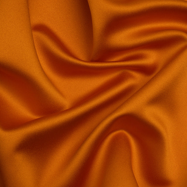 Polyester Satin - Ultra Pumpkin - Reverie Collection