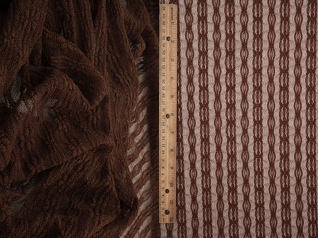 Ditsy Flower Stripe Nylon Spandex Lace