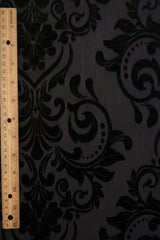 Damask Velvet Burnout Fabric 55" Wide