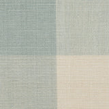 Spa Blue Buffalo Checked Cotton Woven