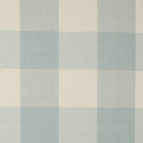 Spa Blue Buffalo Checked Cotton Woven