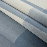 Soft Blue Buffalo Checked Cotton Woven