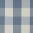 Soft Blue Buffalo Checked Cotton Woven