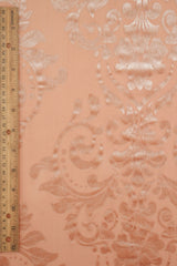 Damask Velvet Burnout Fabric