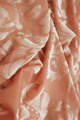 Damask Velvet Burnout Fabric