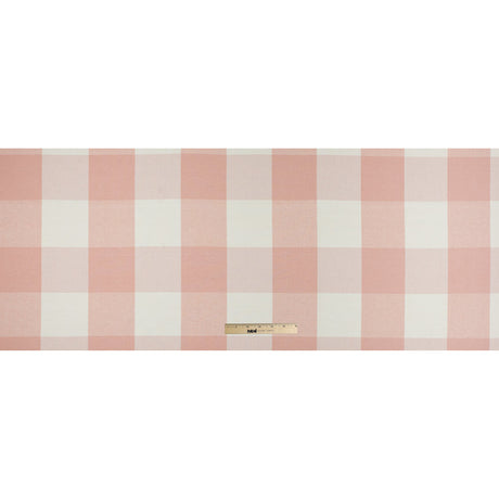 Blush Buffalo Checked Cotton Woven