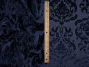 Damask Velvet Burnout Fabric