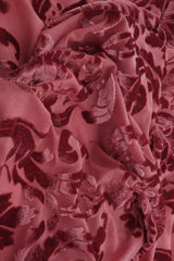 Damask Velvet Burnout Fabric