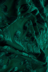 Damask Velvet Burnout Fabric