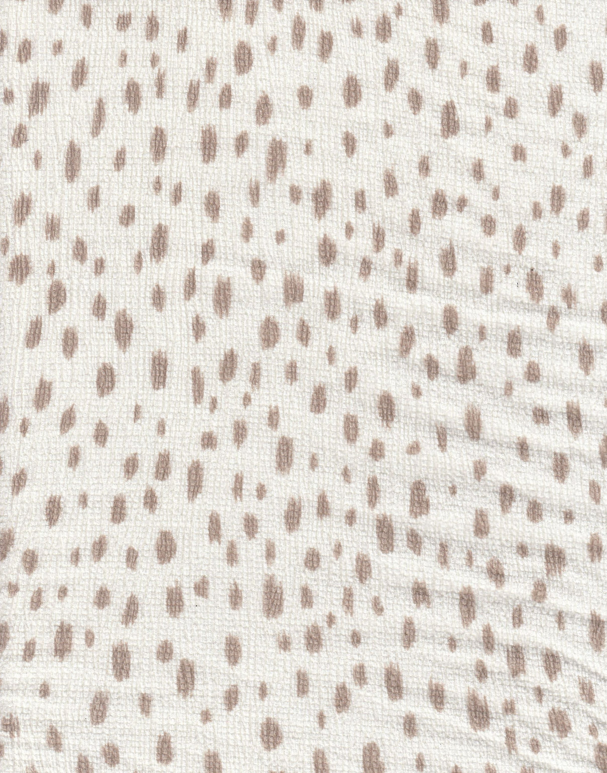 Animal Print Ripple Jersey Fabric