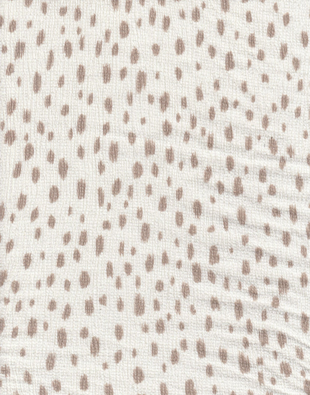 Animal Print Ripple Jersey Fabric