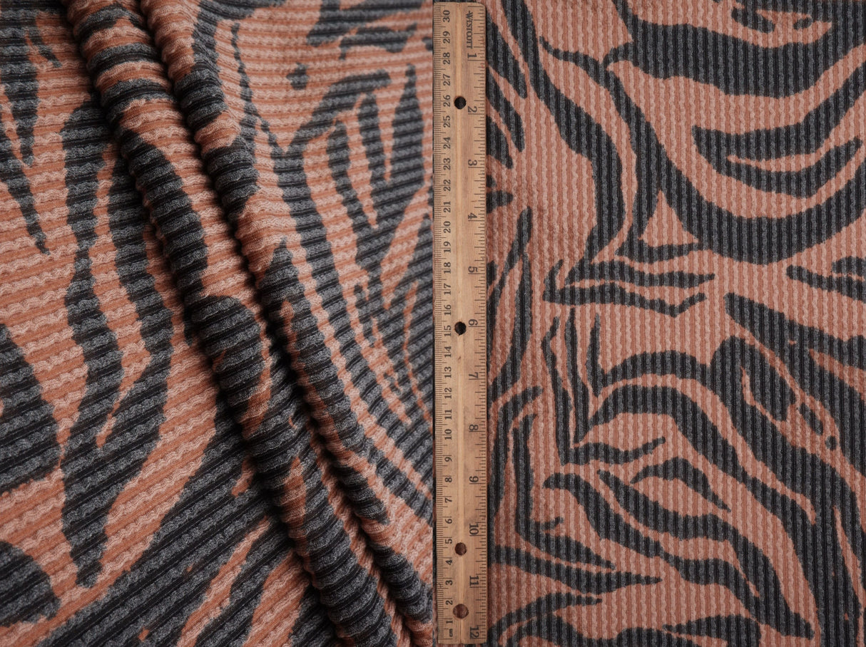Double Knit Zebra Print Zebra Fabric