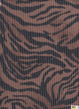 Double Knit Zebra Print Zebra Fabric