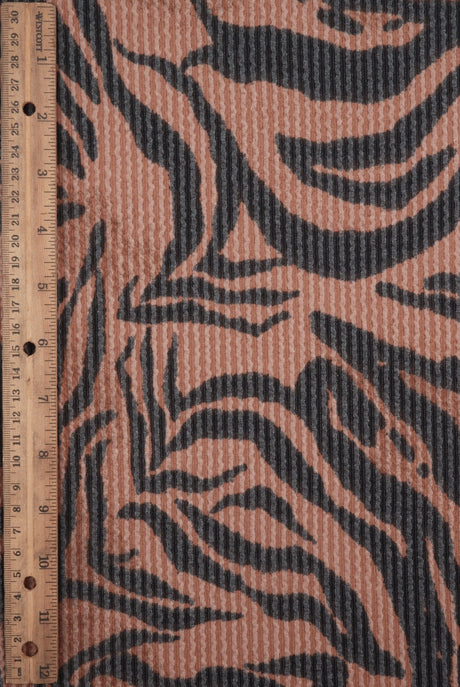 Double Knit Zebra Print Zebra Fabric