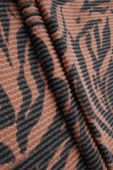 Double Knit Zebra Print Zebra Fabric