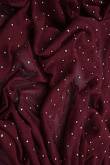 Foil Dot Stretch Mesh Fabric