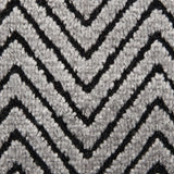 Gray Chevron Polyester Chenille