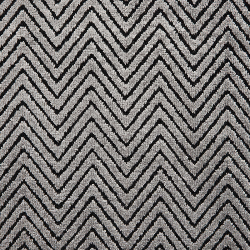 Gray Chevron Polyester Chenille