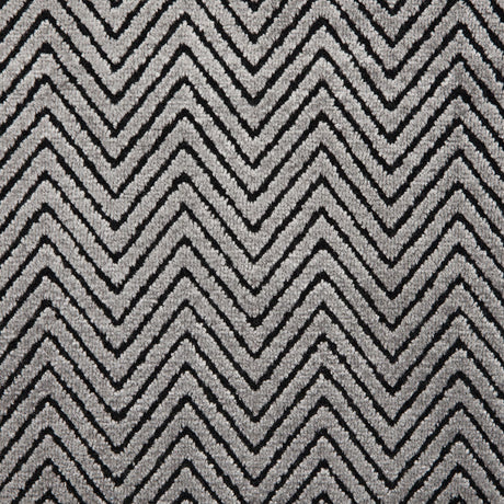 Gray Chevron Polyester Chenille
