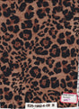 Leopard Print Stretch Knit Fabric