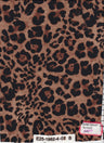 Leopard Print Stretch Knit Fabric