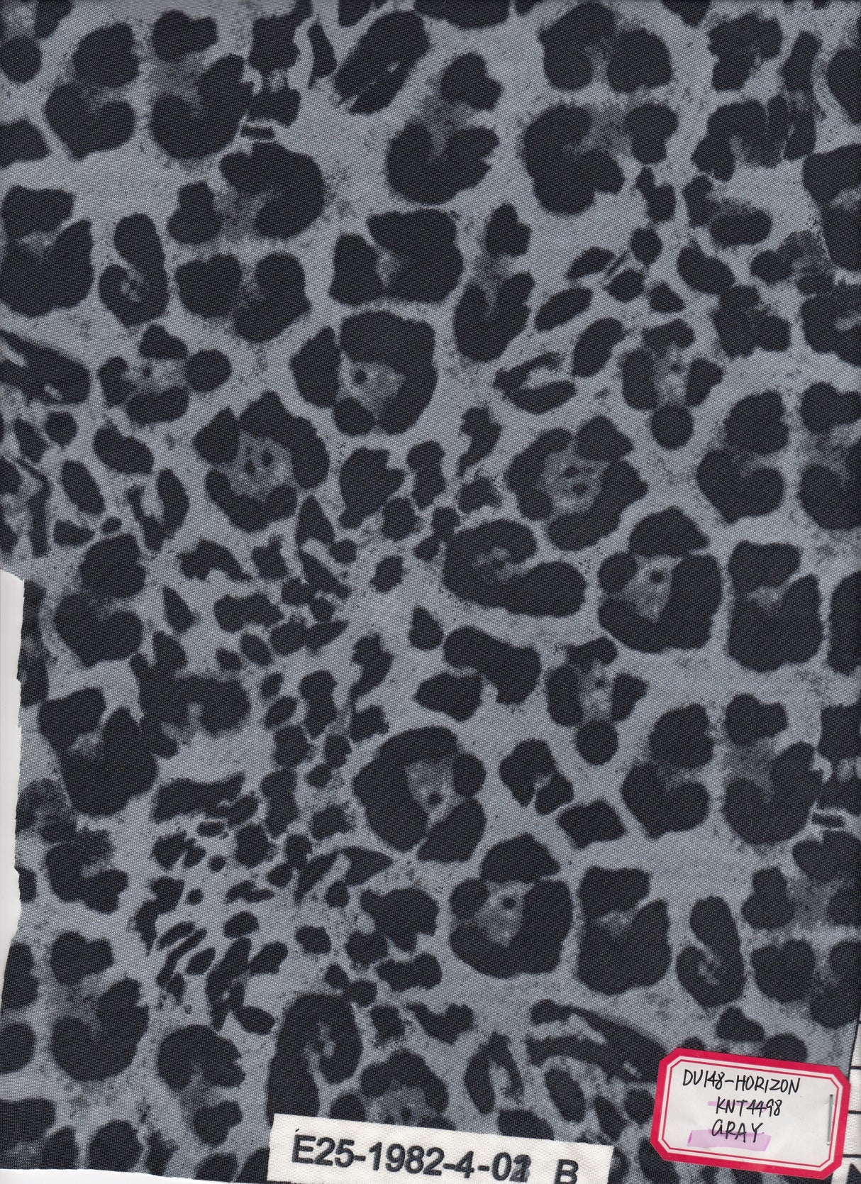 Leopard Print Stretch Knit Fabric