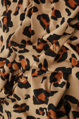 Leopard Print DTY Knit Fabric