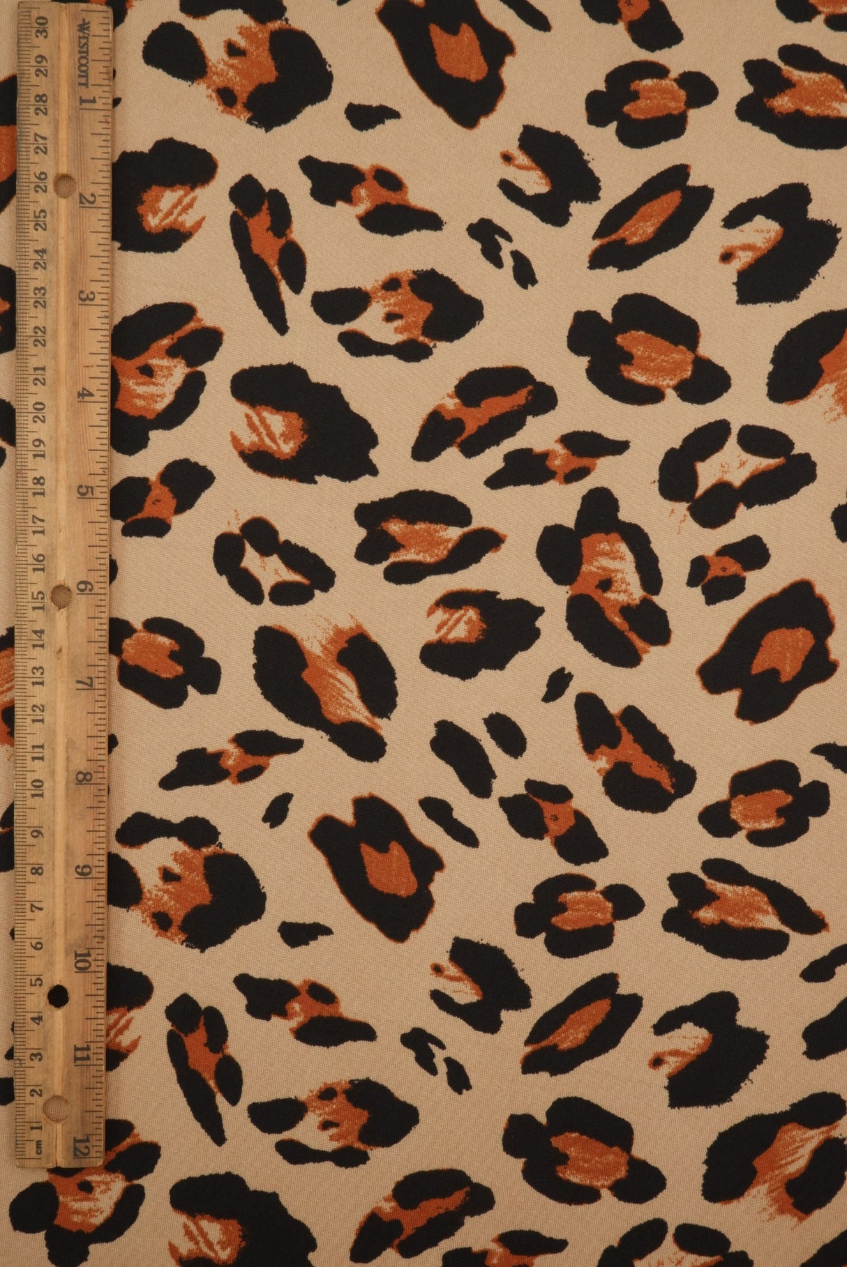 Leopard Print DTY Knit Fabric