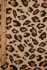 Leopard Print DTY Knit Fabric