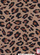 Leopard Print DTY Knit Fabric