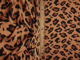 DTY Animal Leopard Print Knit Fabric 58/60" Wide – 190 GSM
