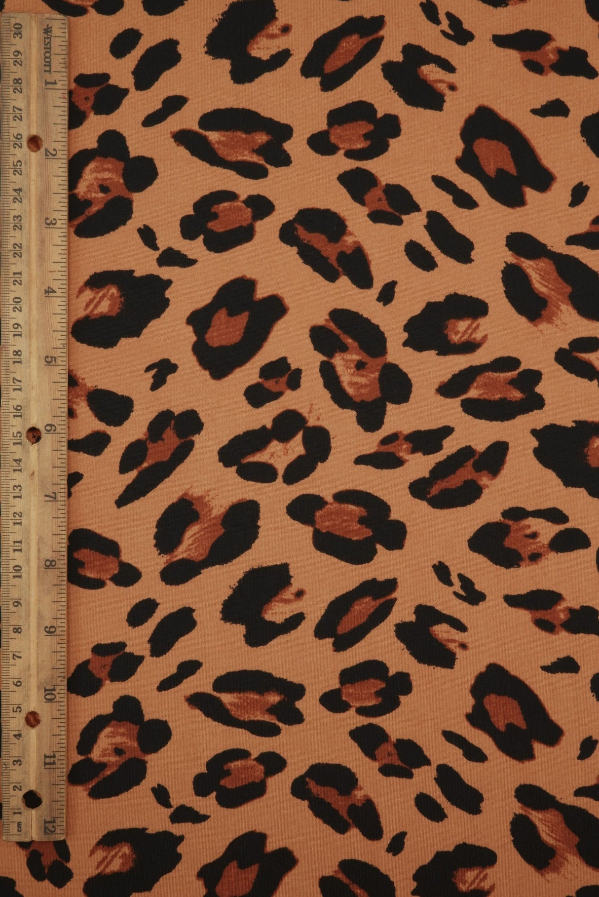 Leopard Print DTY Knit Fabric